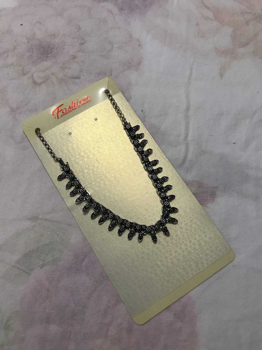 Silver Tone Unique Feminine Bohemian Necklace